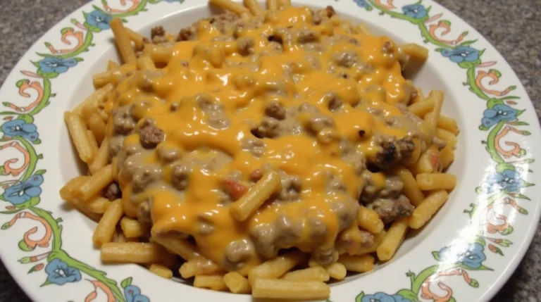 Hamburger Nacho Cheese Dip